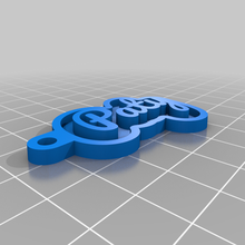 quinto llave cadena personalizado llaveros 3d print model - Mito3D