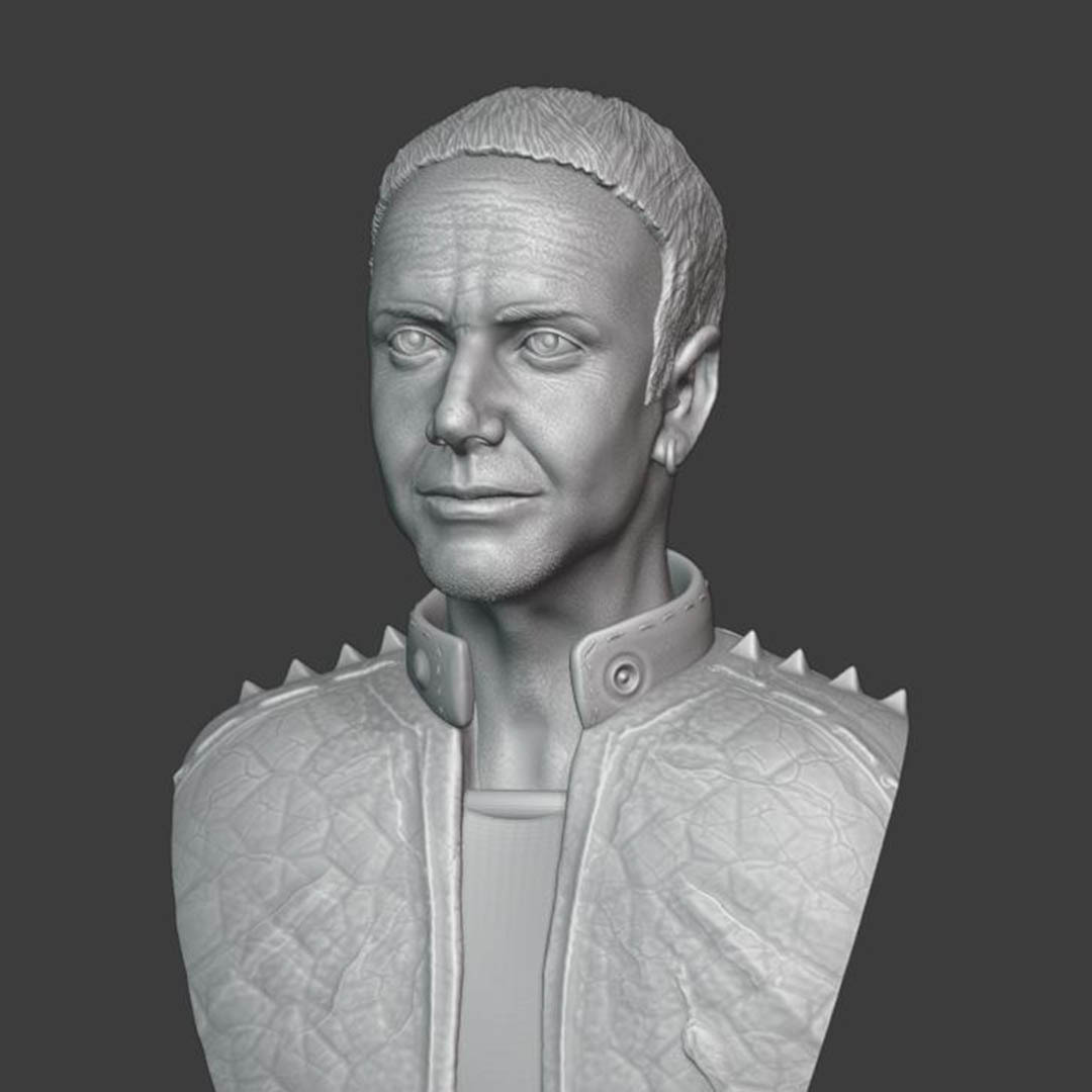 Paolo lander rammstein sensazione b stl obj 3d modello per Lindemann Richard z krupse penta studio 3D print model - Mito3D