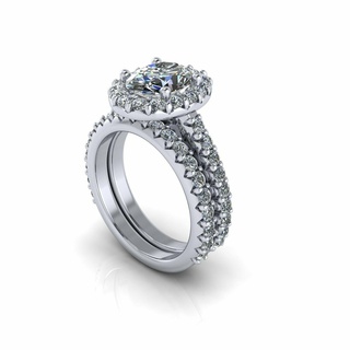 Feige Engagement Hochzeit Ring r3 Armband Solitär Schmuck Diamant Mönch Budha Gold Silber cad druckbar 3d Anhänger Ohrring Armreif Baby 3d print model - Mito3D