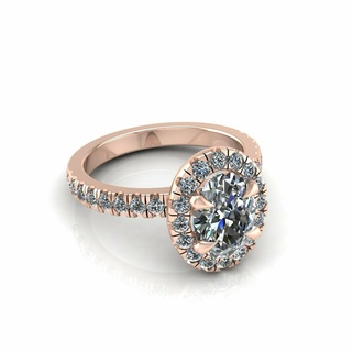 Feige Heiligenschein Hochzeit Ring Armband Solitär Schmuck Diamant Juwelen Saphir Gold Ohrring Armreif Charakter Kunst einsam 3d print model - Mito3D