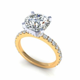 Feige Stein Diamant Ring Schmuck Produkte Gold Silber 3dmodel 3dprinting Nashorn zbrush 3d print model - Mito3D