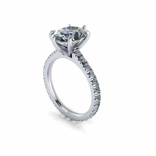 FIG oval Casamento anel v4 pulseira solitário joalheria diamante monge Budha ouro prata noivado cafajeste imprimível 3d pingente brinco bebê 3d print model - Mito3D