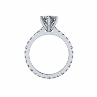 figure ovale mariage bague v5 bracelet solitaire bijoux diamant moine Budha or argent engagement goujat imprimable 3d pendentif boucle d'oreille bébé 3d print model - Mito3D