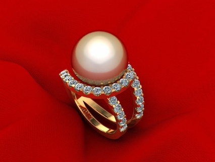 FIG pera Casamento anel pulseira solitário joalheria diamante monge Budha ouro prata noivado cafajeste imprimível 3d pingente brinco bebê 3d print model - Mito3D