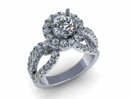 pav twist engagement ring r32 bracelet solitaire jewelry diamond monk budha gold silver wedding cad printable 3d pendant earring bangle baby 3d print model - Mito3D
