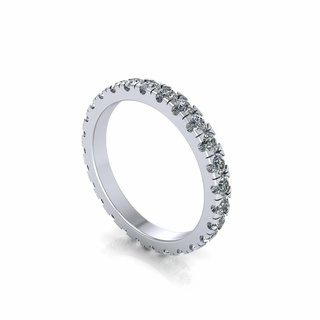 pav wedding band b1 lion ring silver gold jewelry printable 3d model trend fashion design zbrush 3d print model - Mito3D