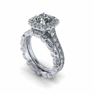 figure mariage bande diamant bague r3 pendentif bijoux maman solitaire Budha Collier boucle d'oreille 3d impression imprimable art 3d print model - Mito3D