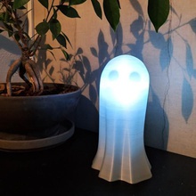 pavel ghost lamp home ikea nuclear radiation light creature halloween e14 shade 3d print model - Mito3D
