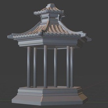 pavillons architecture 3d print model - Mito3D