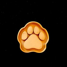 paw cookie cutter home cat dog 3d print model - Mito3D