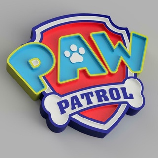 paw patrol - led lamp 3d print model - Mito3D
