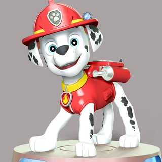 zampa pattuglia marshall cane cucciolo animale 3dprint 3dprinting manga figura anime statua cartone animato comico fan art design personaggio 3d print model - Mito3D