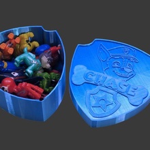 Pati devriye gezmek Kutu kovalamak oyun depolama çocuk oyuncaklar 3d print model - Mito3D