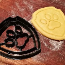 paw patrol cookie cutter home kitchen paws 3d print model - Mito3D