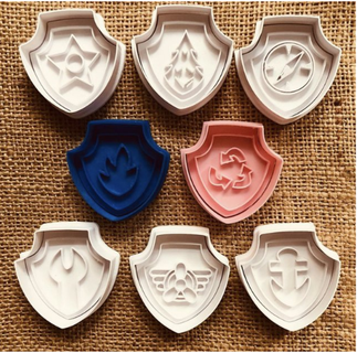paw patrol cookie cutter chase skye rubble rocky everest marshall cutters cookies 3d print model - Mito3D