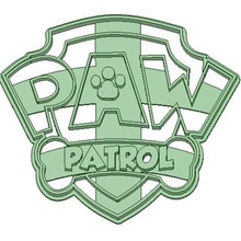 paw patrol cookie cutter logo art patrol paw patrol