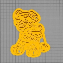 paw patrol cookie cutter set art 3d print model - Mito3D