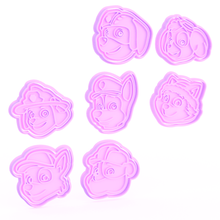 paw patrol cookie cutter set di 7 casa zampa everest tracker skye sweetie roccioso ryder marshall macerie katie carlos cali zuma porter jake chase arrby timbro i cucinare cithen frese 3d print model - Mito3D
