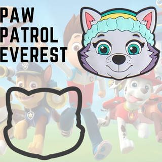 paw patrol everest cookie cutter cookies chase marshall ryder 3d print model - Mito3D