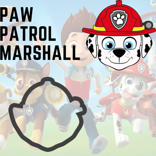 paw patrol marshall cookie cutter cookies chase ryder 3d print model - Mito3D