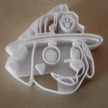 paw patrol marshall cookie cutter home marcus house kitchen biscuit mold cartoon pix0pat child animal 3d print model - Mito3D