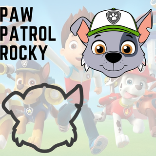 paw patrol rocky cookie cutter cookies chase marshall ryder 3d print model - Mito3D