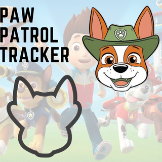 paw patrol tracker cookie cutter cookies chase marshall ryder 3d print model - Mito3D