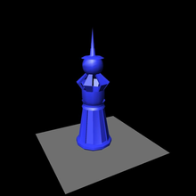 pawn-ish model spacedraw 3dprintable 3d chess printer printing pawn set makeprintable piece 3d print model - Mito3D