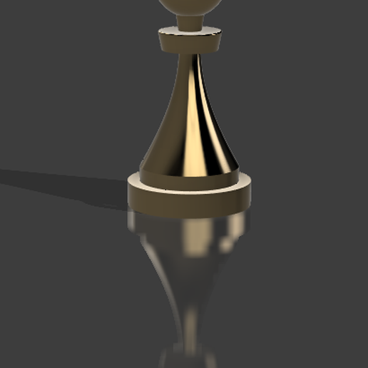 pawn chess piece toy 3D print model - Mito3D