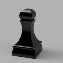 pion carré 2021 Ajedrez carr échecs cuadrado France français pions péon phifr Scorpion _ heih 3d print model - Mito3D
