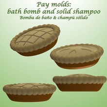 pay molds bath bomb solid shampoo 3d print model - Mito3D