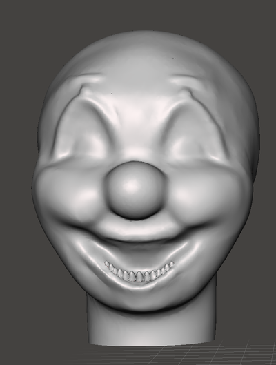 payaso duende cabeza terror horror espeluznante víspera santos decoraci n cula modelo 3d impresi desaliñado arte coleccionable juguete animaci diseno 3d print model - Mito3D