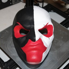 ödeme günü 2 yaralı yüz maskesi moda tony montana scarface prop maaş maske kostüm cosplay blender 3d print model - Mito3D