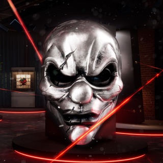 payday 3 dark sterling mask cosplay costume helmet jacket horror halloween party heist masquerade head bank hostage face strikeball dallas chains hoxton wolf 3d print model - Mito3D