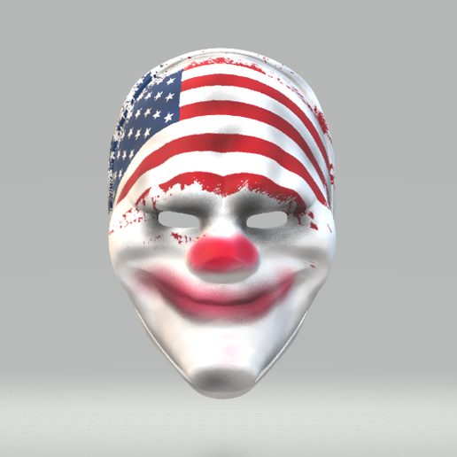 payday mask dallas cosplay film 3D print model - Mito3D