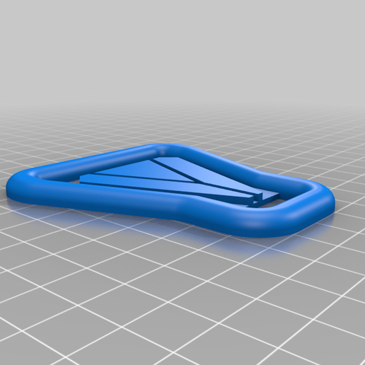 paz vizsla ombro alça fivela jogos mandaloriano visla adereços 3D print model - Mito3D
