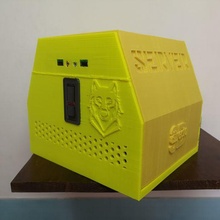 pc caso funda original diseño tablero hdd suministro luces artilugio caja micro atx chasis informática componentes mesa mini 3d print model - Mito3D