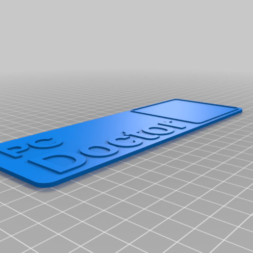 pc oficina doctor personalizado signs_logos 3D print model - Mito3D