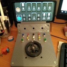 pc jogos controlador caixa gadget arduino controle video game ats ets2 direção roda 3d print model - Mito3D
