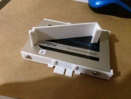 pcie 1x tarjeta hdd soporte computadora 3d print model - Mito3D