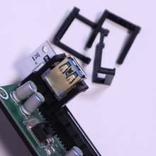 pcie riser clip locks gadget crypto mining 3d print model - Mito3D