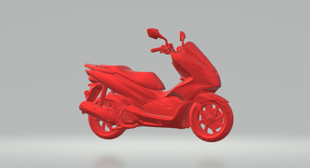 pcx moto vélo cycle moulé pression roues chaudes 3D print model - Mito3D