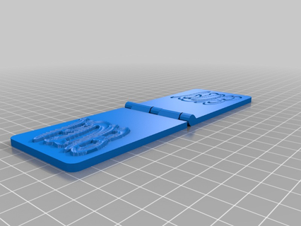 pdb kabartma pul özelleştirilmiş Sanat 3d print model - Mito3D
