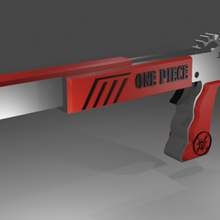 paix jarretière pistolet 3d print model - Mito3D