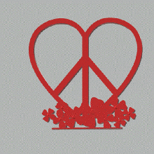 paix l'amour cœur facile zu presser ender valentines journée Page 39 accueil valendienstag Valentin deko maison pois 3d print model - Mito3D