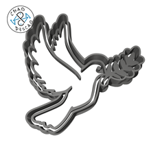 peace pigeon - cookie cutter fondant polymer clay gadget comunion christianity religion pastry baking birthday 3d print model - Mito3D