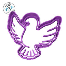 peace pigeon - cookie cutter fondant polymer clay gadget comunion christianity religion pastry baking birthday 3d print model - Mito3D
