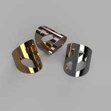 la paz anillo negrita joyería anycubic3d de oro plata el bronce cobre 3d print model - Mito3D