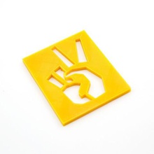 pace stencil strumento l'artigianato arte 3d print model - Mito3D