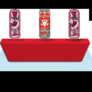 peace tea arizona 3pack holder 3 pack cover containers 3d print model - Mito3D